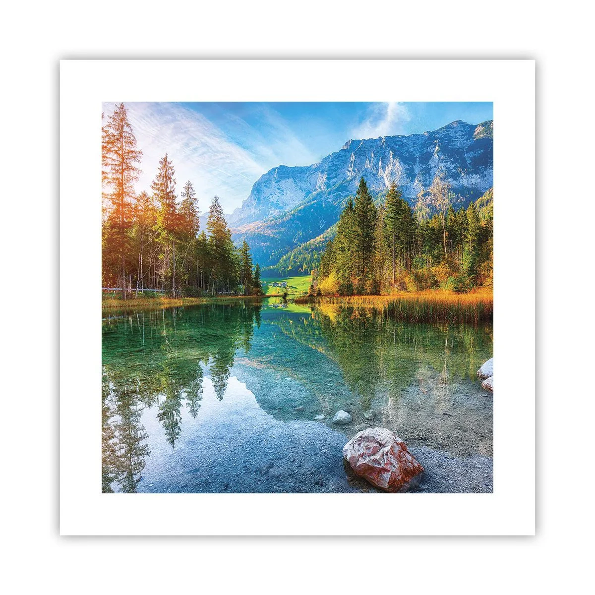 Poster - Die Sanftheit des Herbstes - 40x40 cm