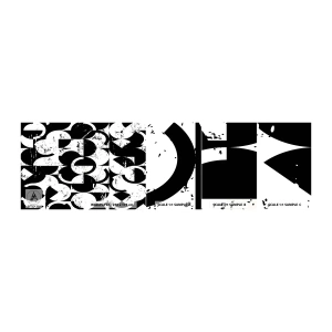 Fototapeten Muster Selbstklebend Deluxe Sticker - Weiß ist weiß und schwarz ist schwarz - Abstraktion, Stück, Grafik - 100x30 cm