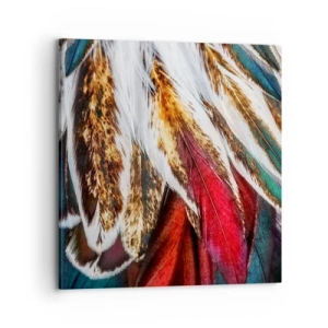 Bild auf Leinwand - Leinwandbild - Geheimnisse des Fliegens - 70x70 cm