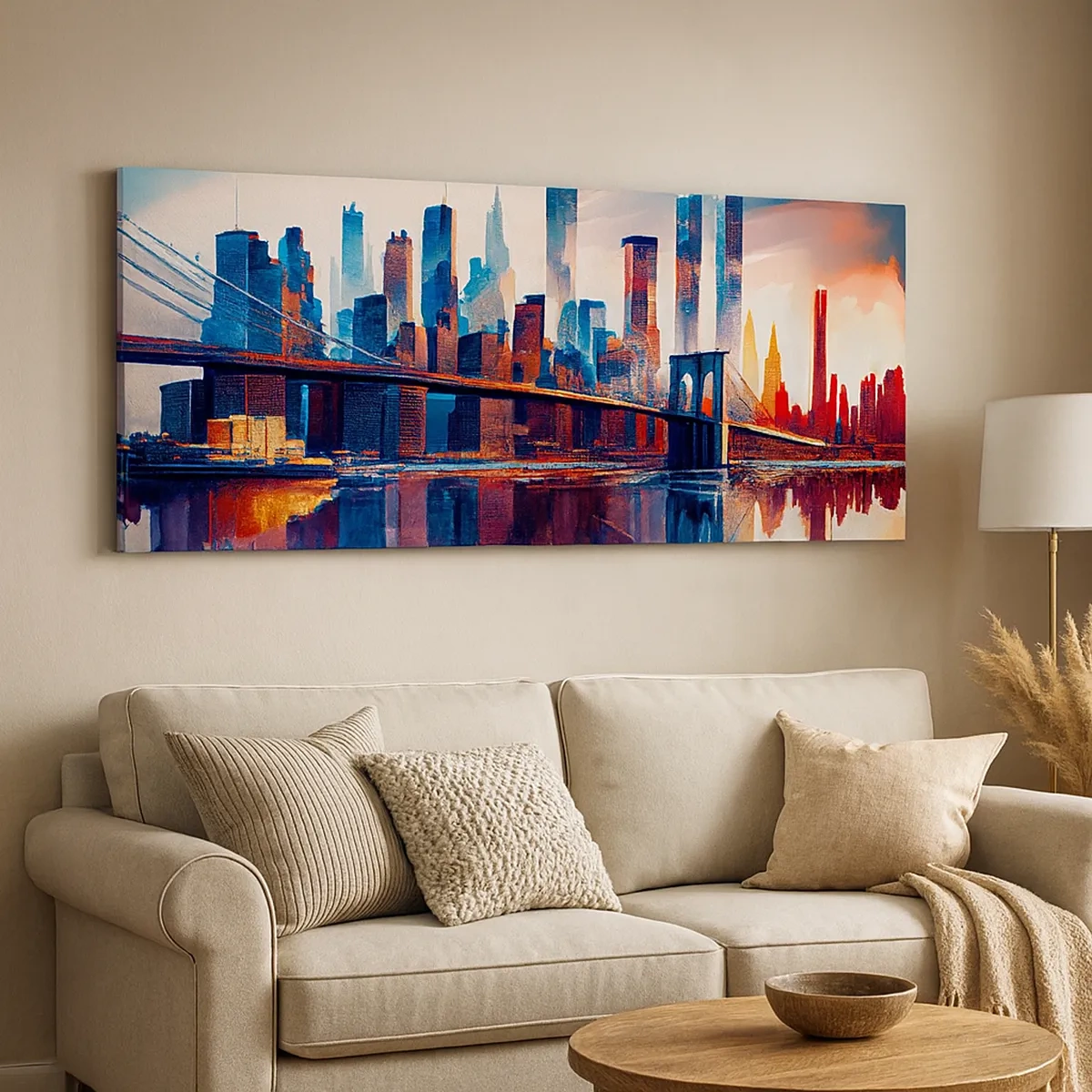 Bild auf Leinwand - Leinwandbild - Traumhaftes New York - 30x30 cm