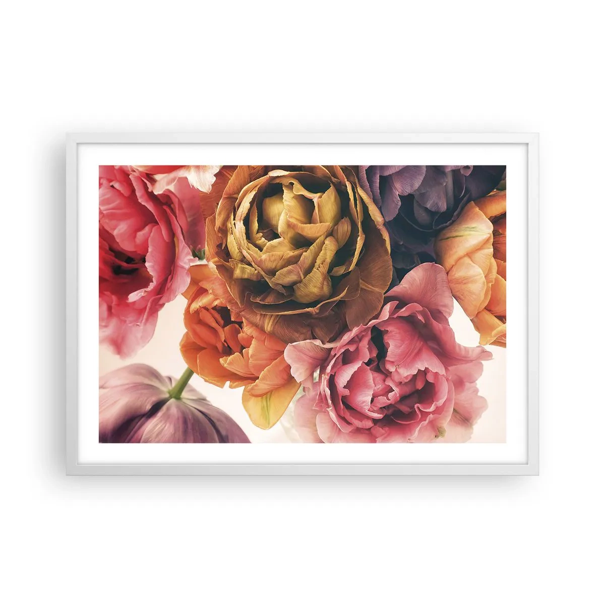 Poster in einem weißen Rahmen - Eine Feier des Lebens - 70x50 cm