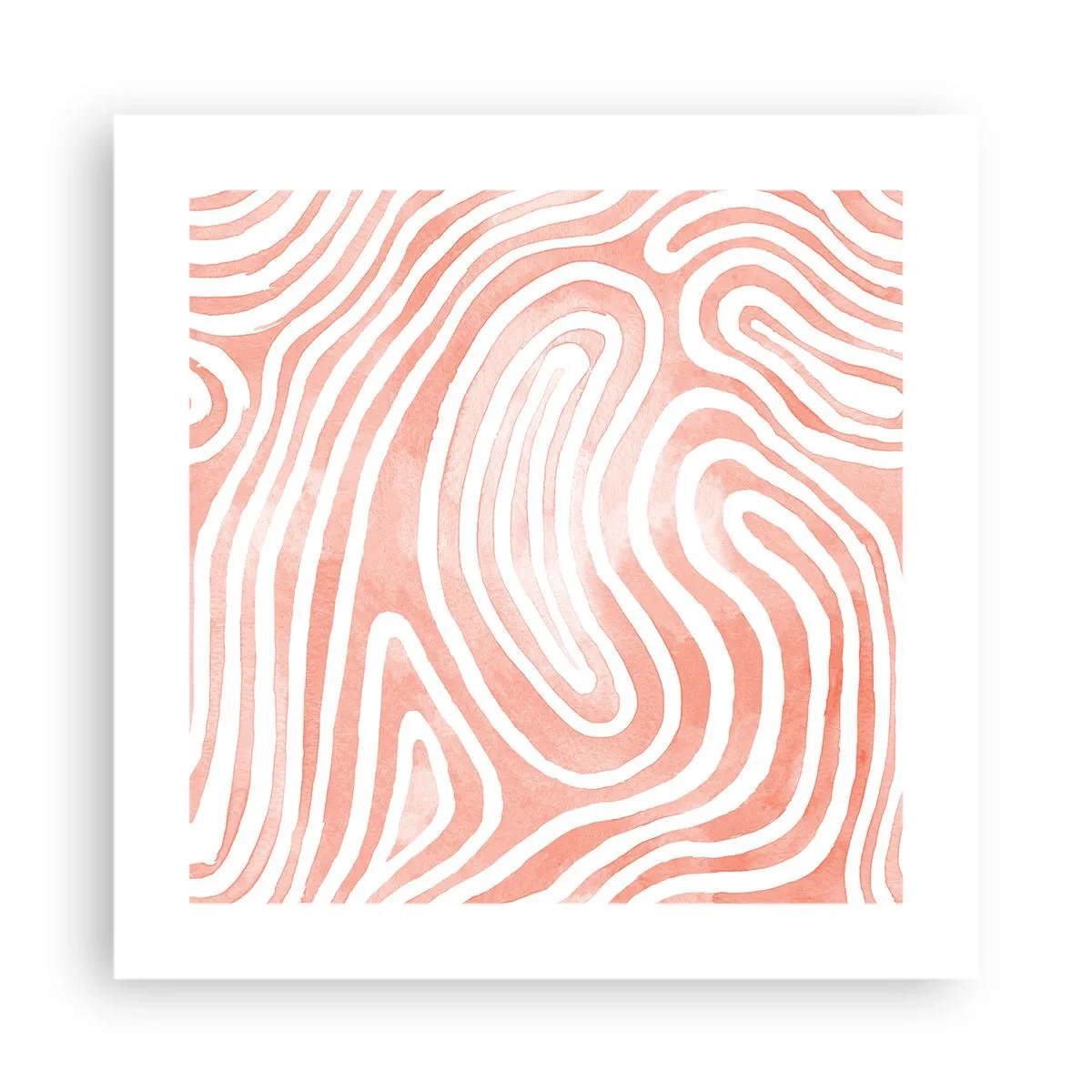 Poster - Im Korallenlabyrinth - 40x40 cm