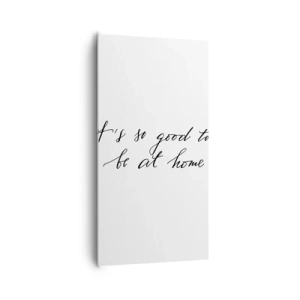 Bild auf Leinwand - Leinwandbild - Die ganze Wahrheit - 65x120 cm