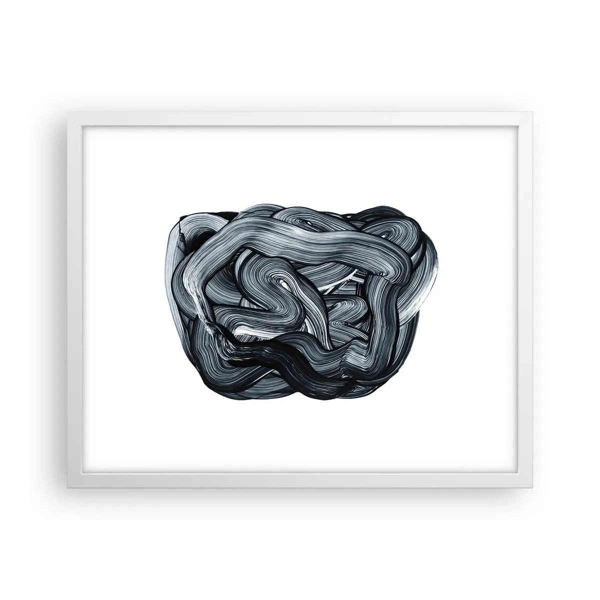 Poster in einem weißen Rahmen - Es ist nicht so einfach - 50x40 cm