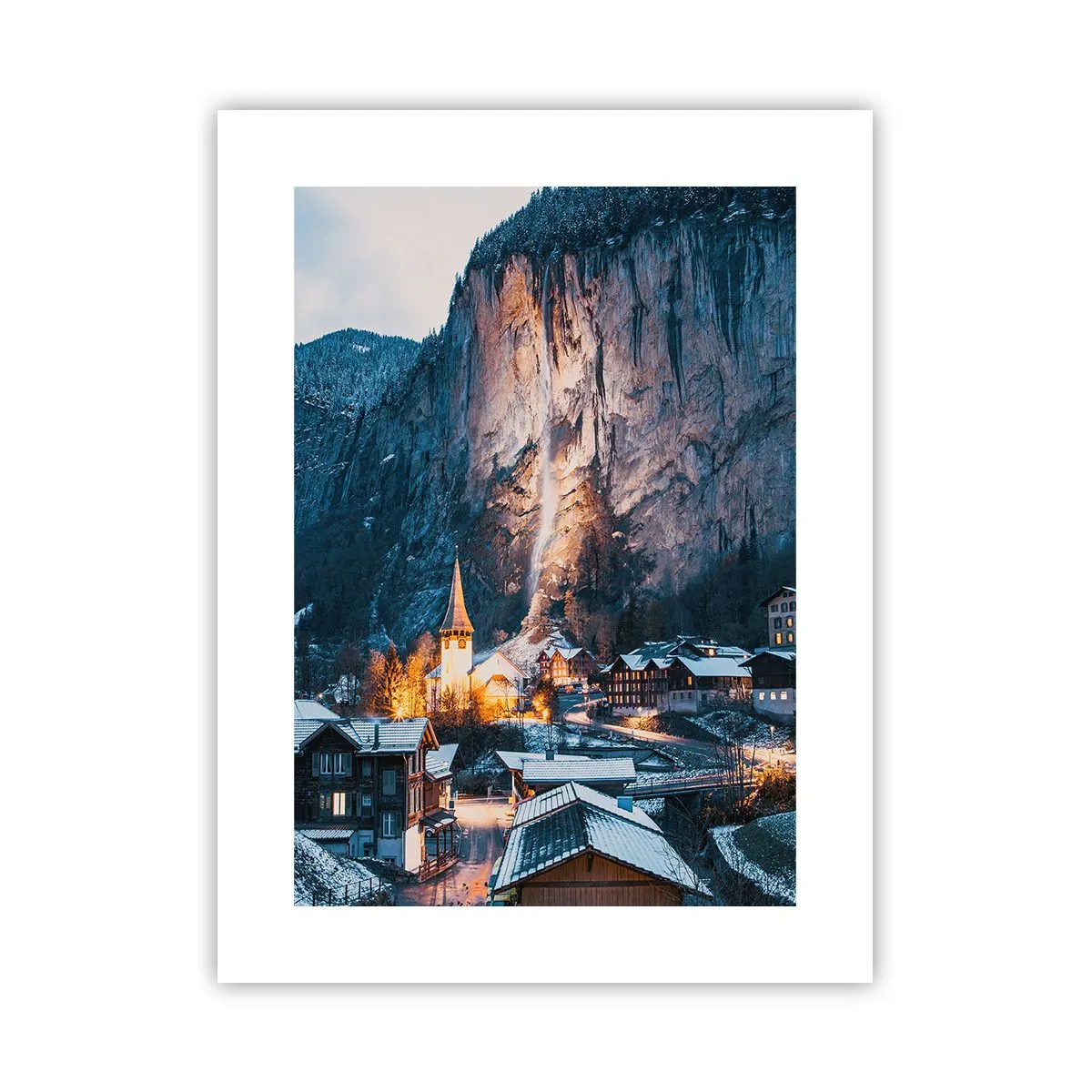 Poster - Der leuchtende Geist des Winters - 30x40 cm