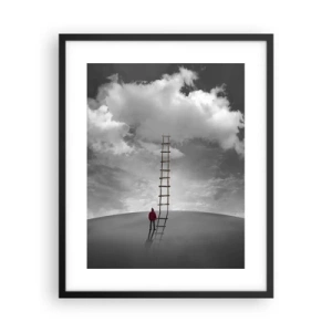 Poster in einem schwarzem Rahmen - Alles ist möglich - 40x50 cm