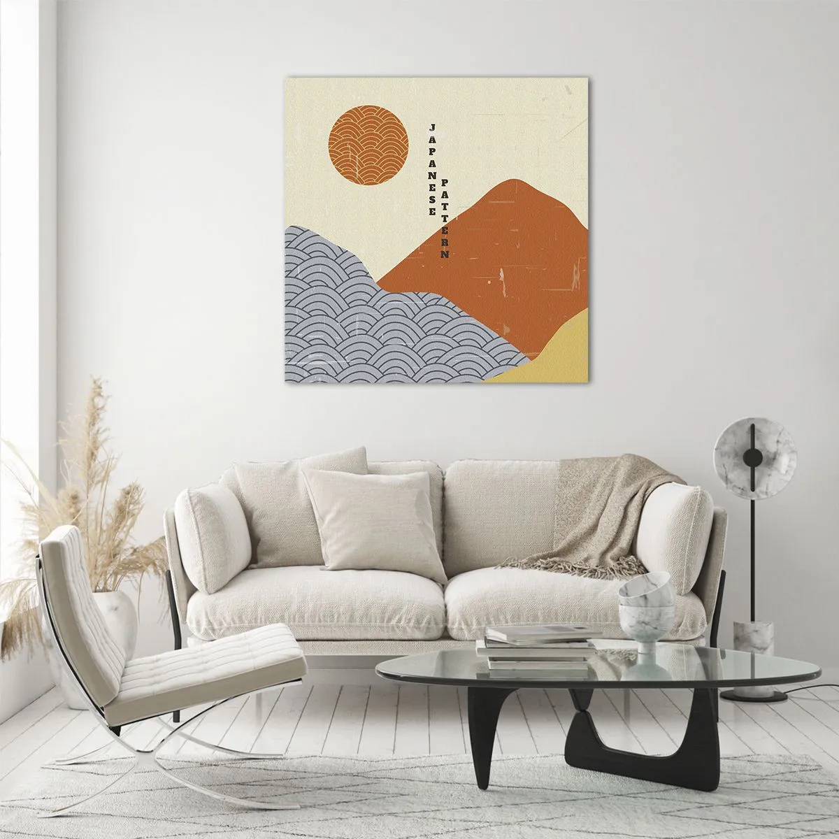 Glasbild - Bild auf glas - Im japanischen Geist - 50x50 cm