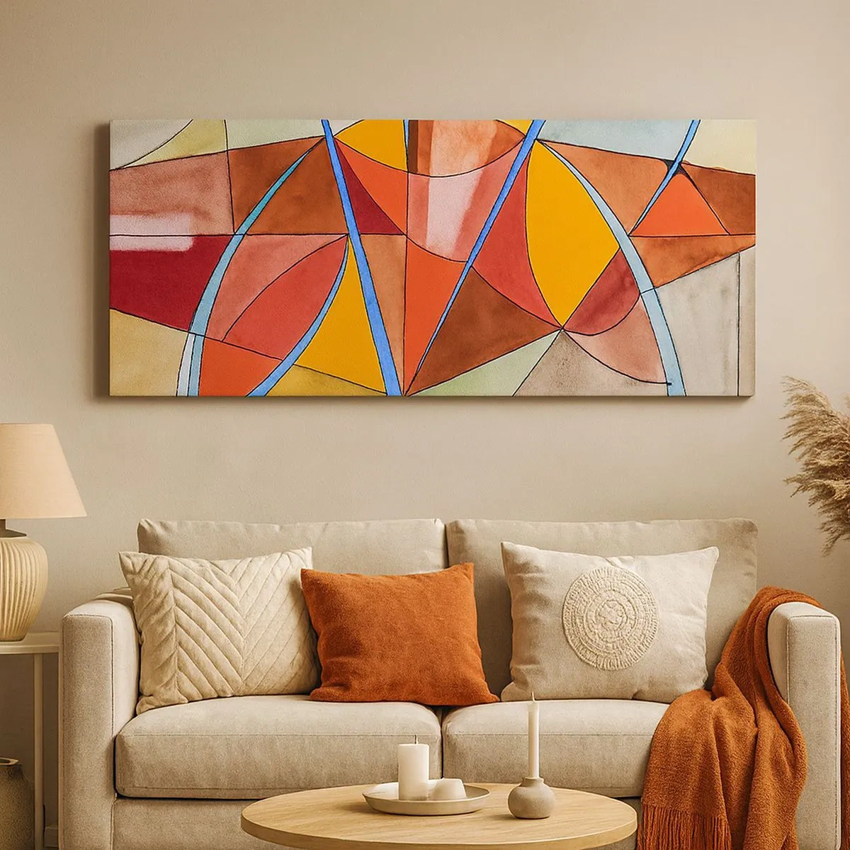 Bild auf Leinwand - Leinwandbild - Das Karussell, das Traumkarussell - 100x40 cm