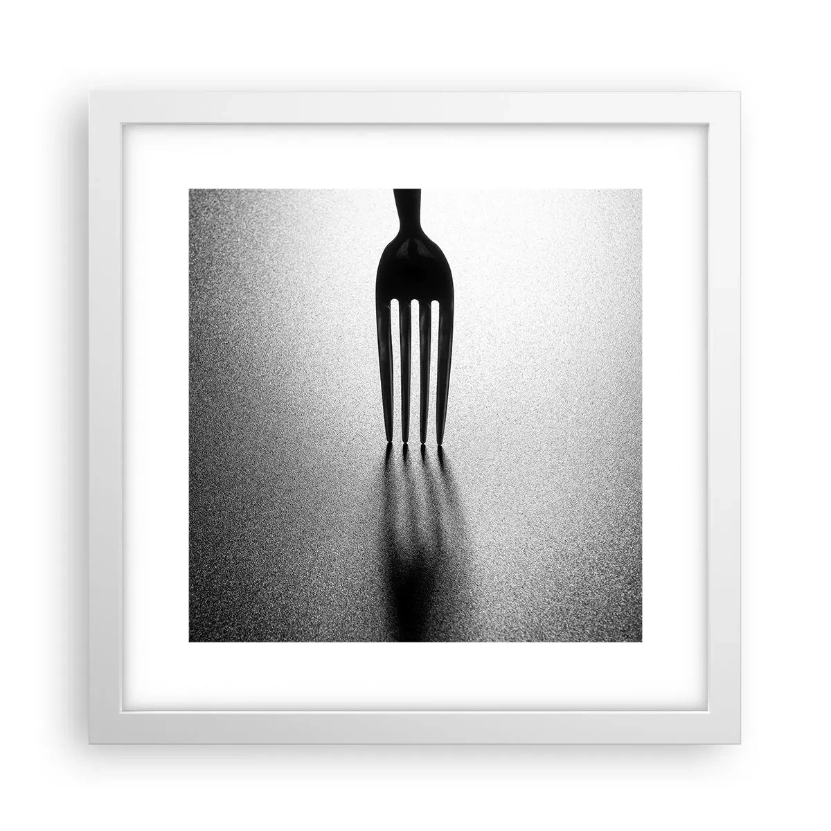 Poster in einem weißen Rahmen - Licht und Schatten - 30x30 cm