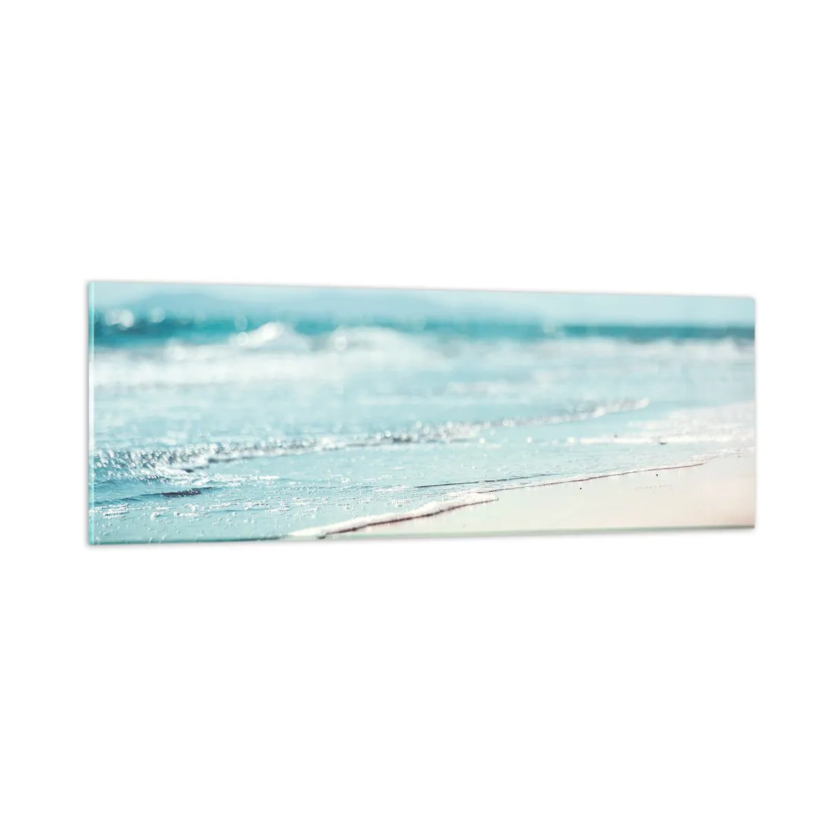 Glasbild - Bild auf glas - Hitze und Lärm - 90x30 cm