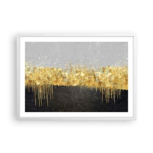 Poster in einem weißen Rahmen - Nach innen und nach oben - 70x50 cm