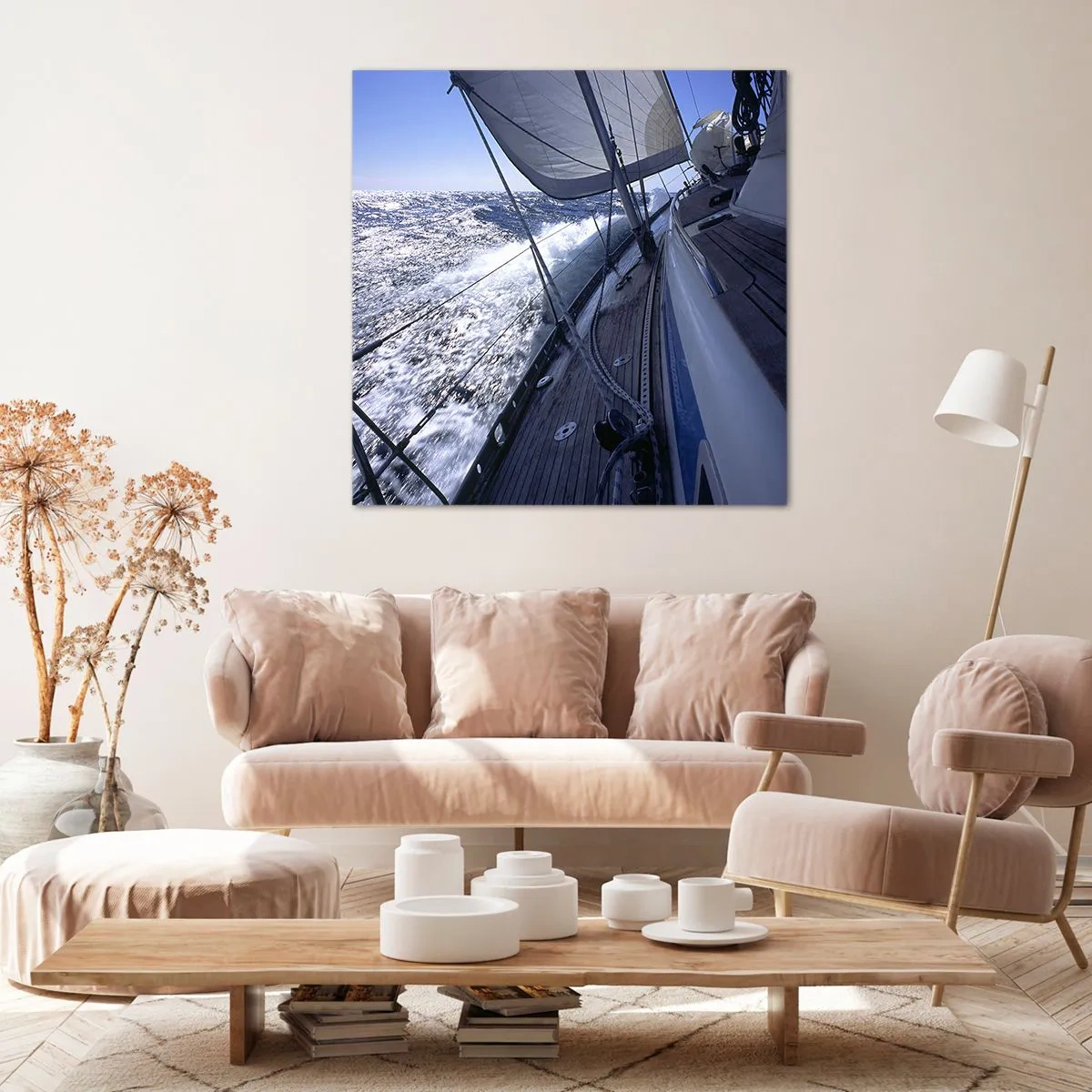 Bild auf Leinwand - Leinwandbild - Ich weiß was es heißt ein Vogel zu sein - 60x60 cm