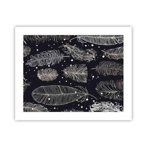 Poster - Gefiederte Spitze - 50x40 cm