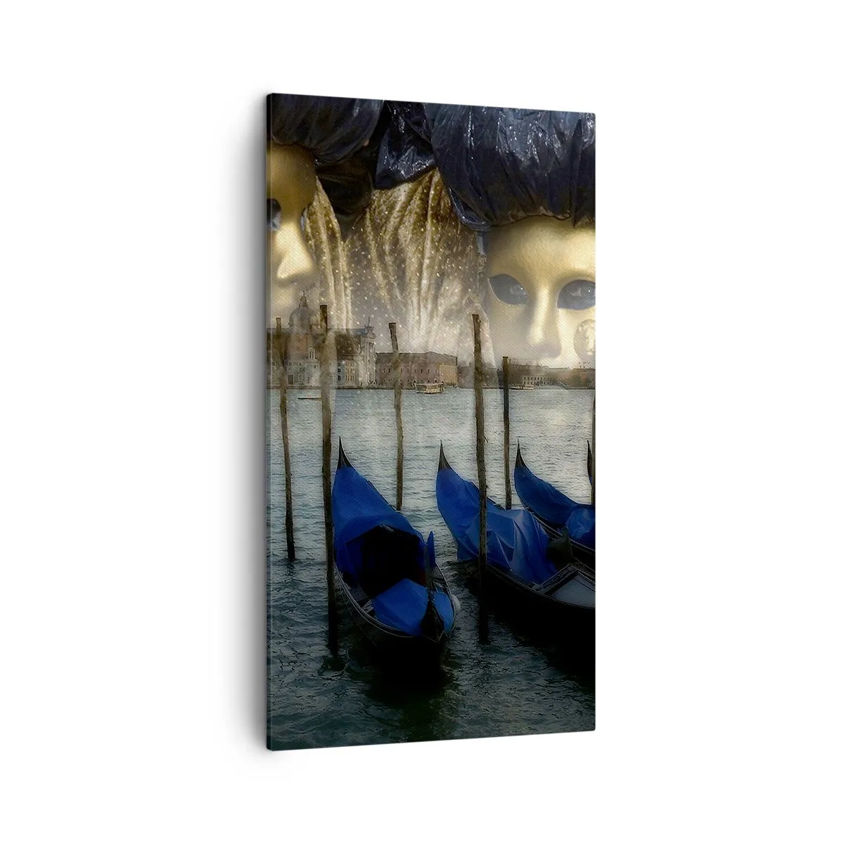 Bild auf Leinwand - Leinwandbild - Es ist Zeit, den Karneval zu starten - 45x80 cm