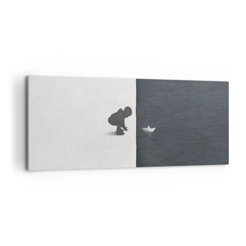 Bild auf Leinwand - Leinwandbild - Tolle Expedition - 100x40 cm