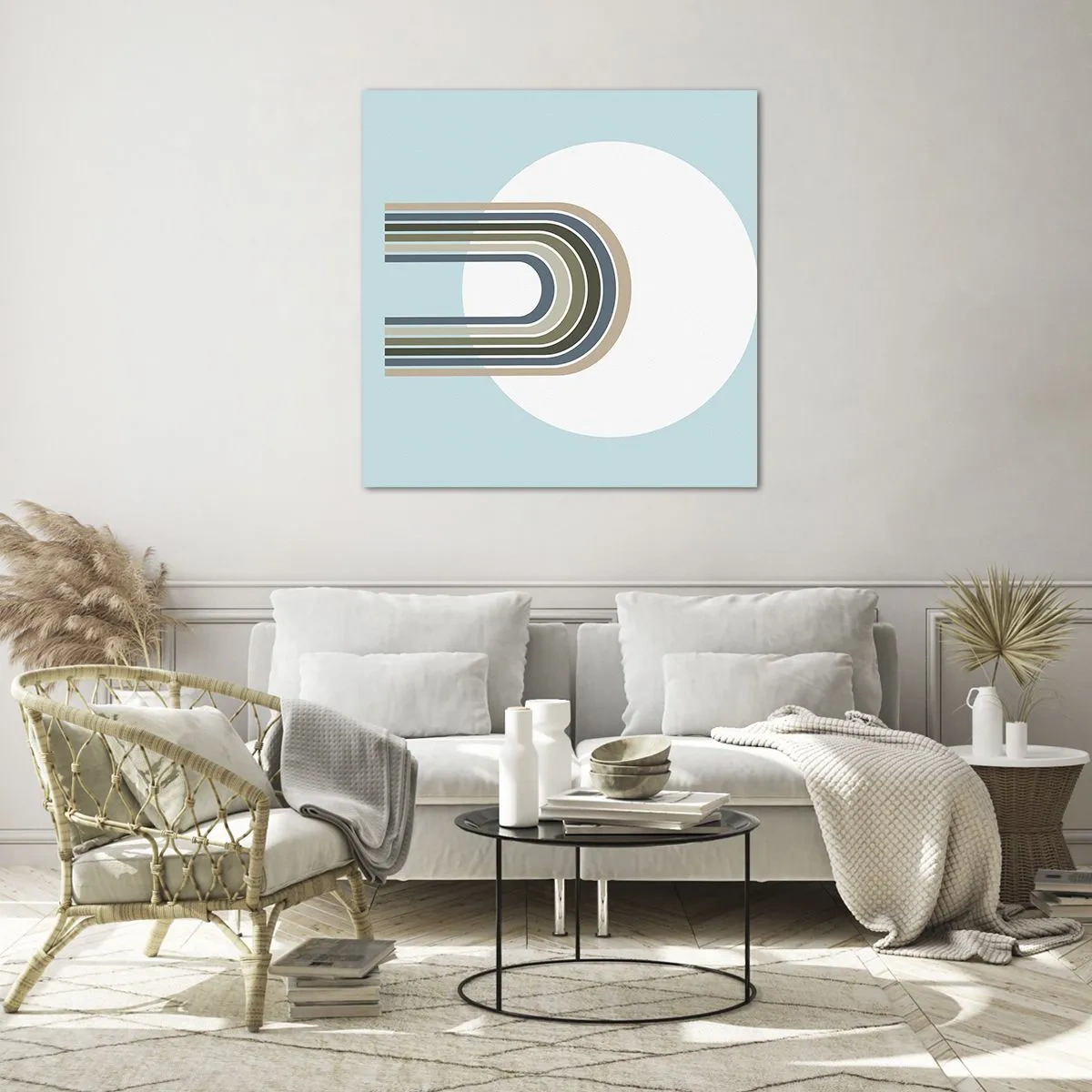 Glasbild - Bild auf glas - Unwiderstehliche Anziehungskraft - 70x70 cm