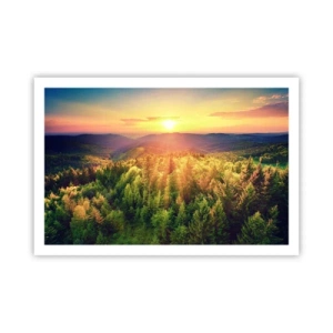 Poster - Scheitelpunkte und Spitzen - 91x61 cm