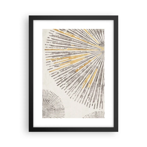 Poster in einem schwarzem Rahmen - Schönheit des Strahls - 30x40 cm