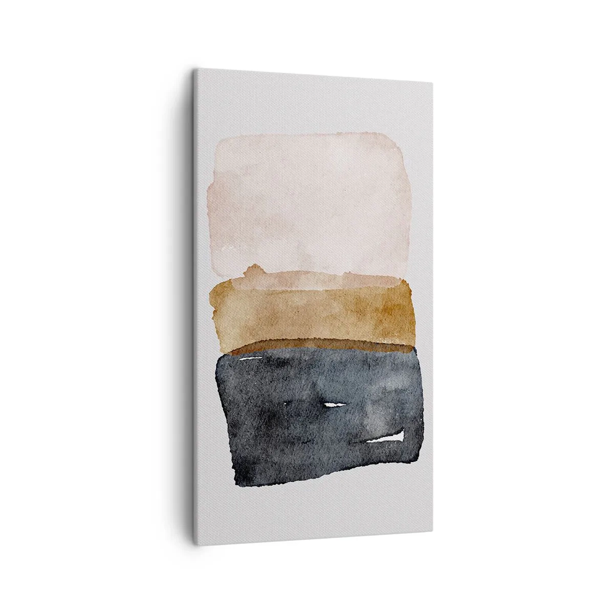 Bild auf Leinwand - Leinwandbild - Die Komposition der Farben der Erde - 45x80 cm