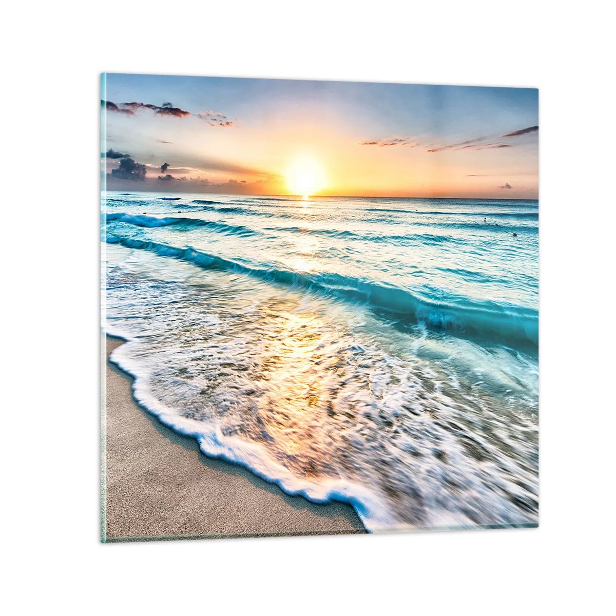 Glasbild - Bild auf glas - Ein Blick lohnt sich - 60x60 cm