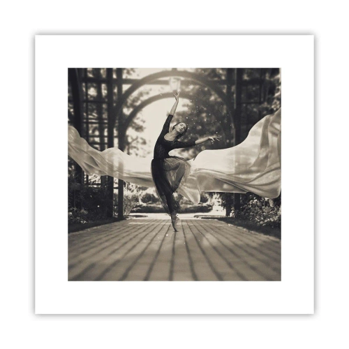 Poster - Der Tanz des Gartengeistes - 30x30 cm