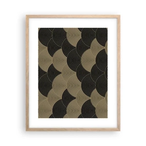 Poster in einem Rahmen aus heller Eiche - Einheit in der Vielfalt - 40x50 cm