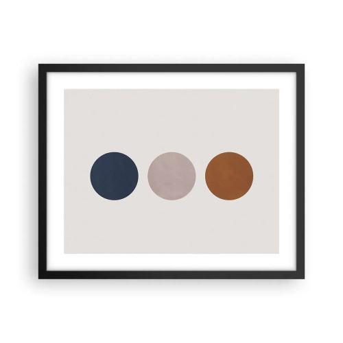 Poster in einem schwarzem Rahmen - Ein Symbol für Exzellenz - 50x40 cm