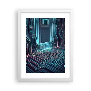 Poster in einem weißen Rahmen - Ich denke nur… - 30x40 cm