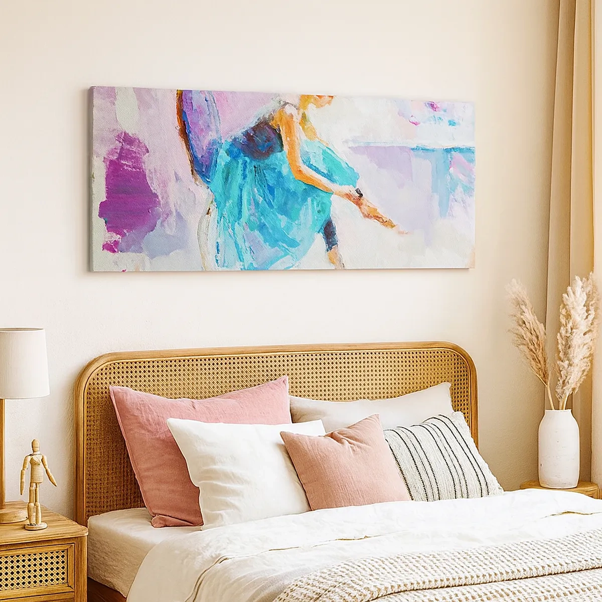 Bild auf Leinwand - Leinwandbild - Unbeschreibliche Anmut, subtiler Charme - 30x30 cm