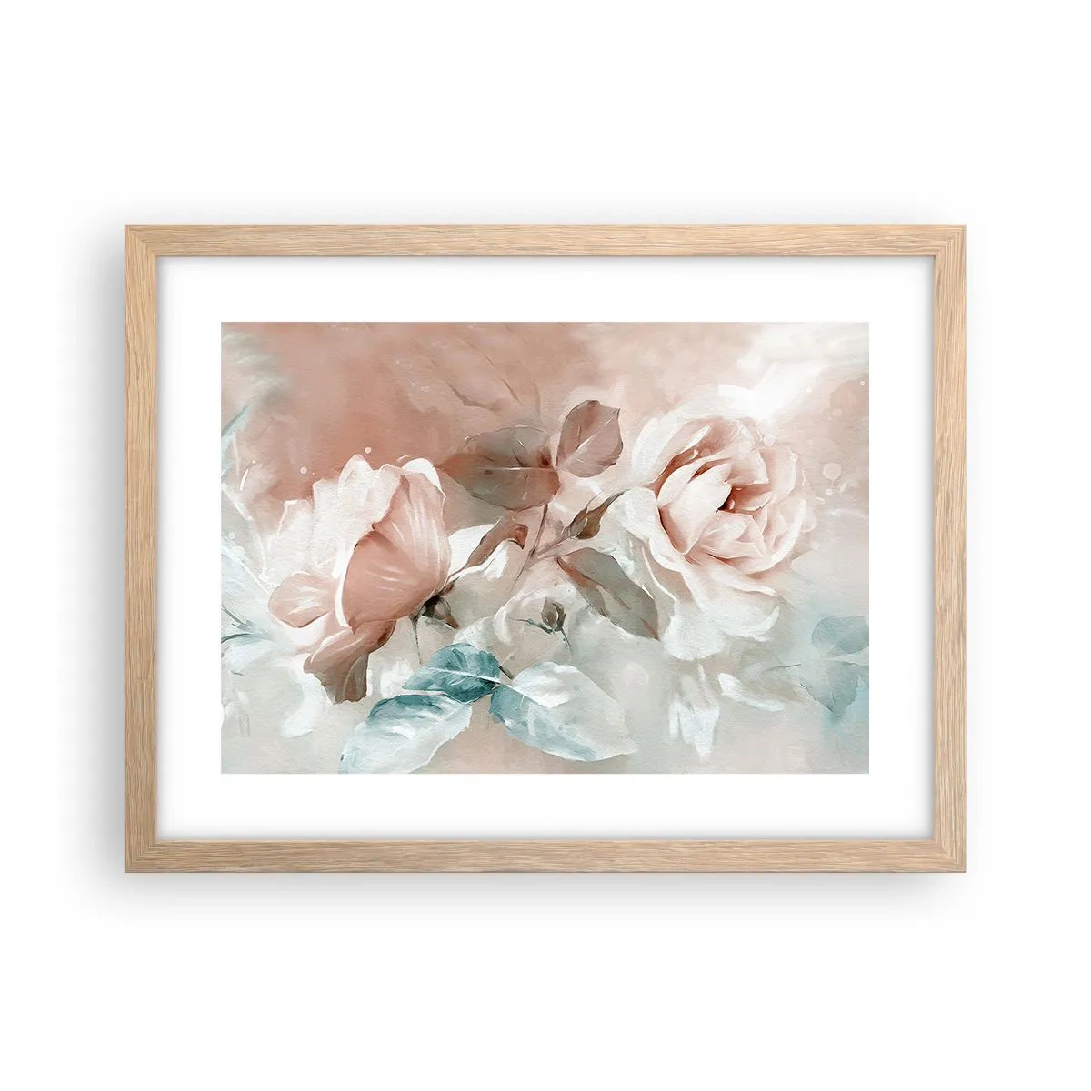 Poster in einem Rahmen aus heller Eiche - Geist der Romantik - 40x30 cm