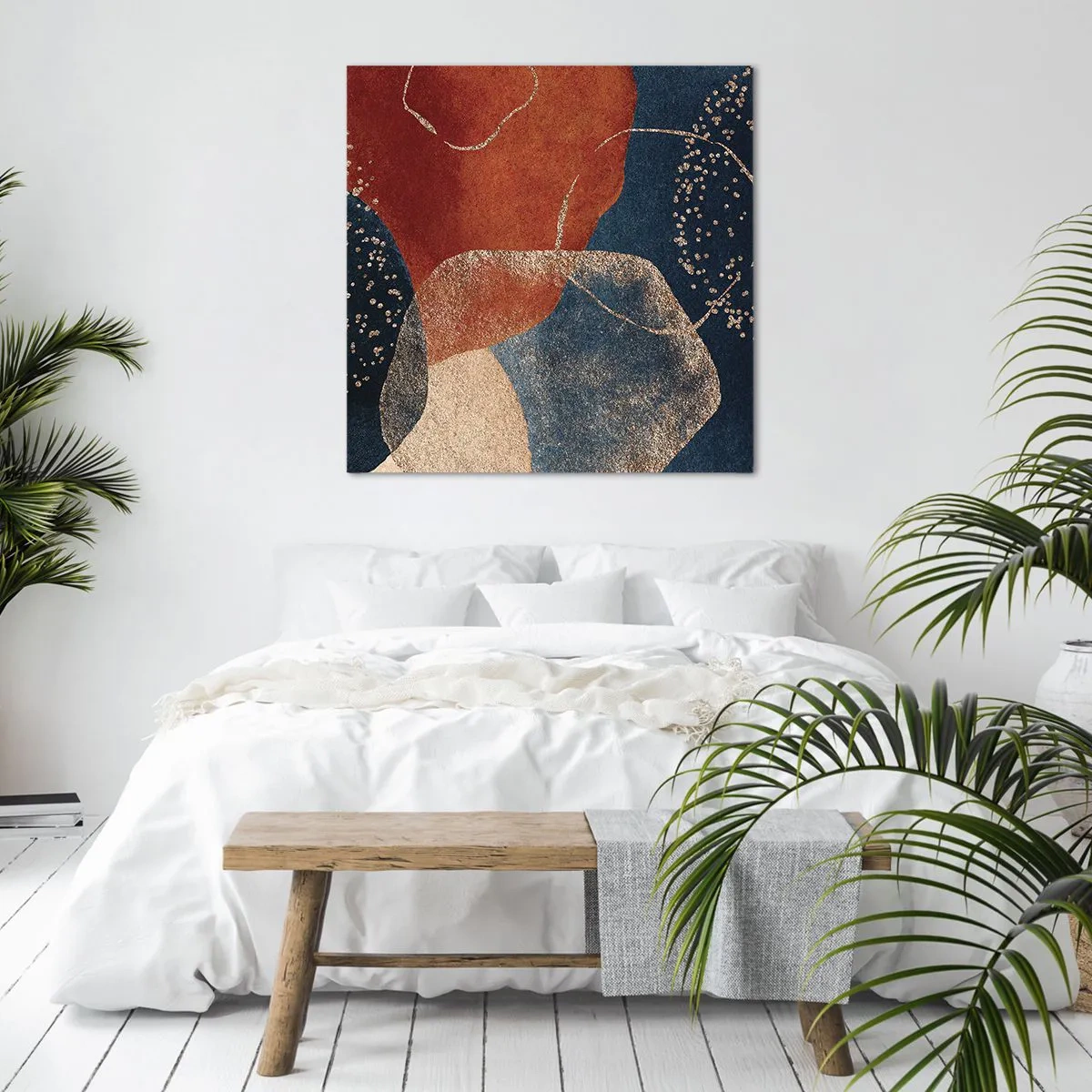 Bild auf Leinwand - Leinwandbild - Die Leichtigkeit des Seins - 70x70 cm