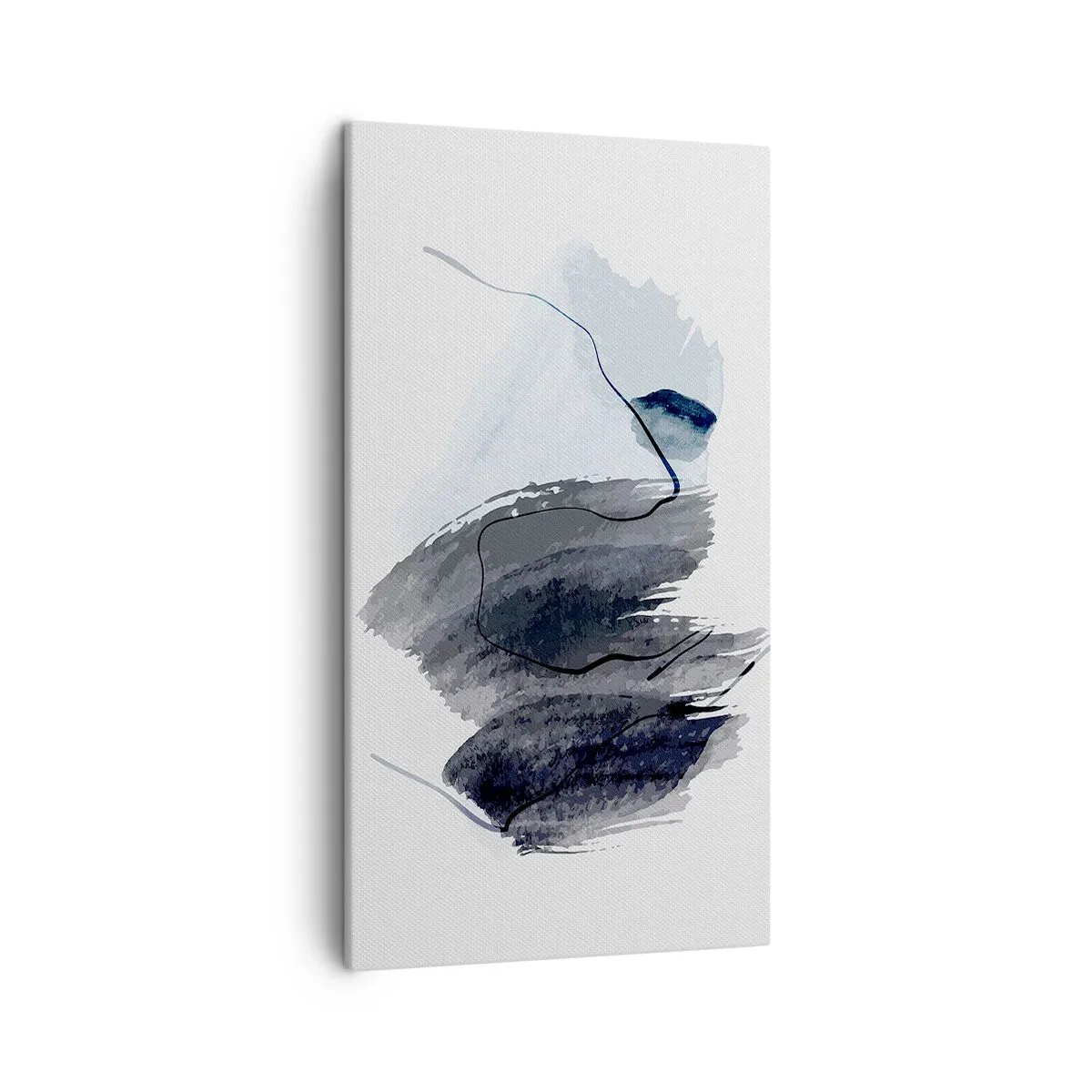 Bild auf Leinwand - Leinwandbild - Intensität und Bewegung - 45x80 cm