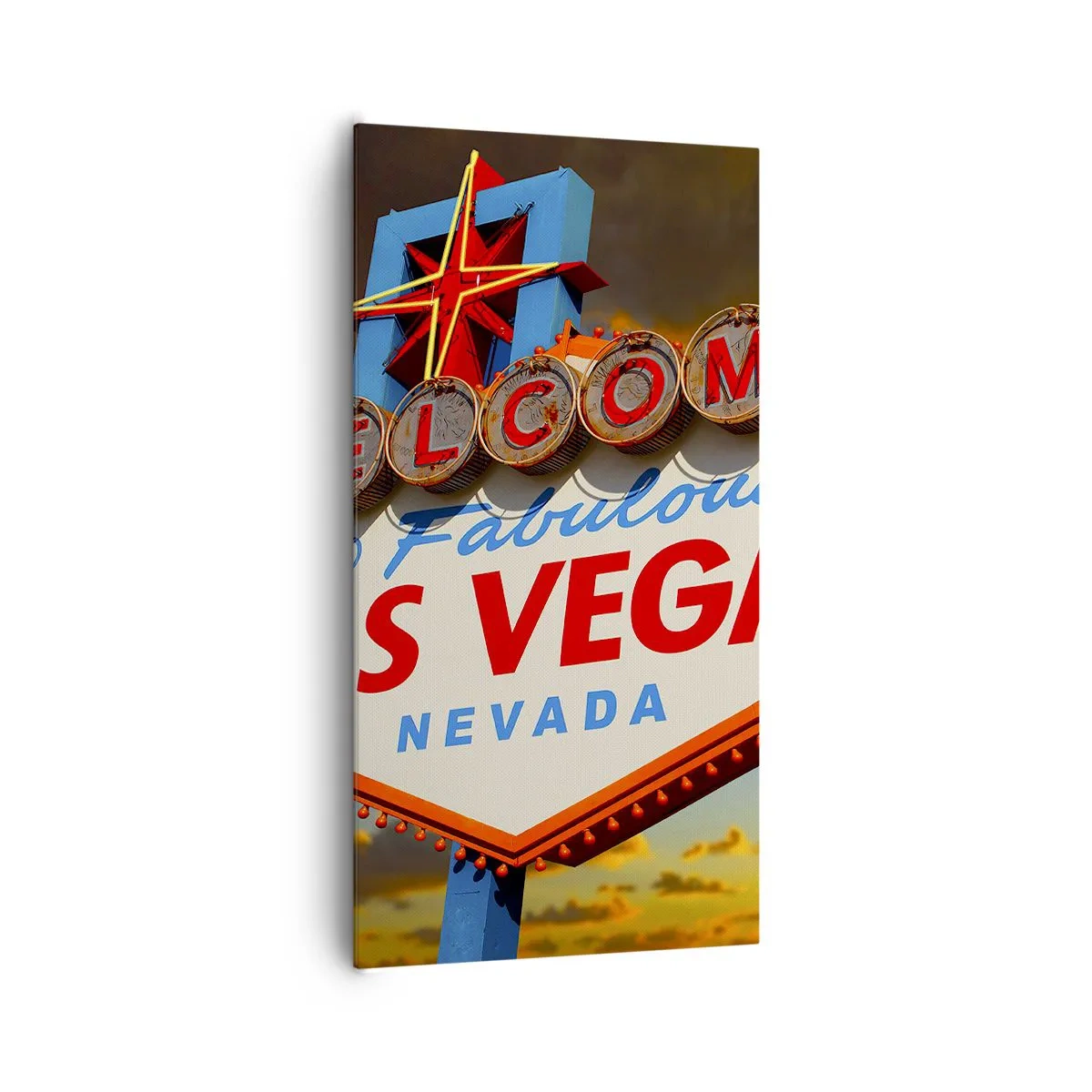 Bild auf Leinwand - Leinwandbild - Für ein Lächeln des Schicksals - 65x120 cm