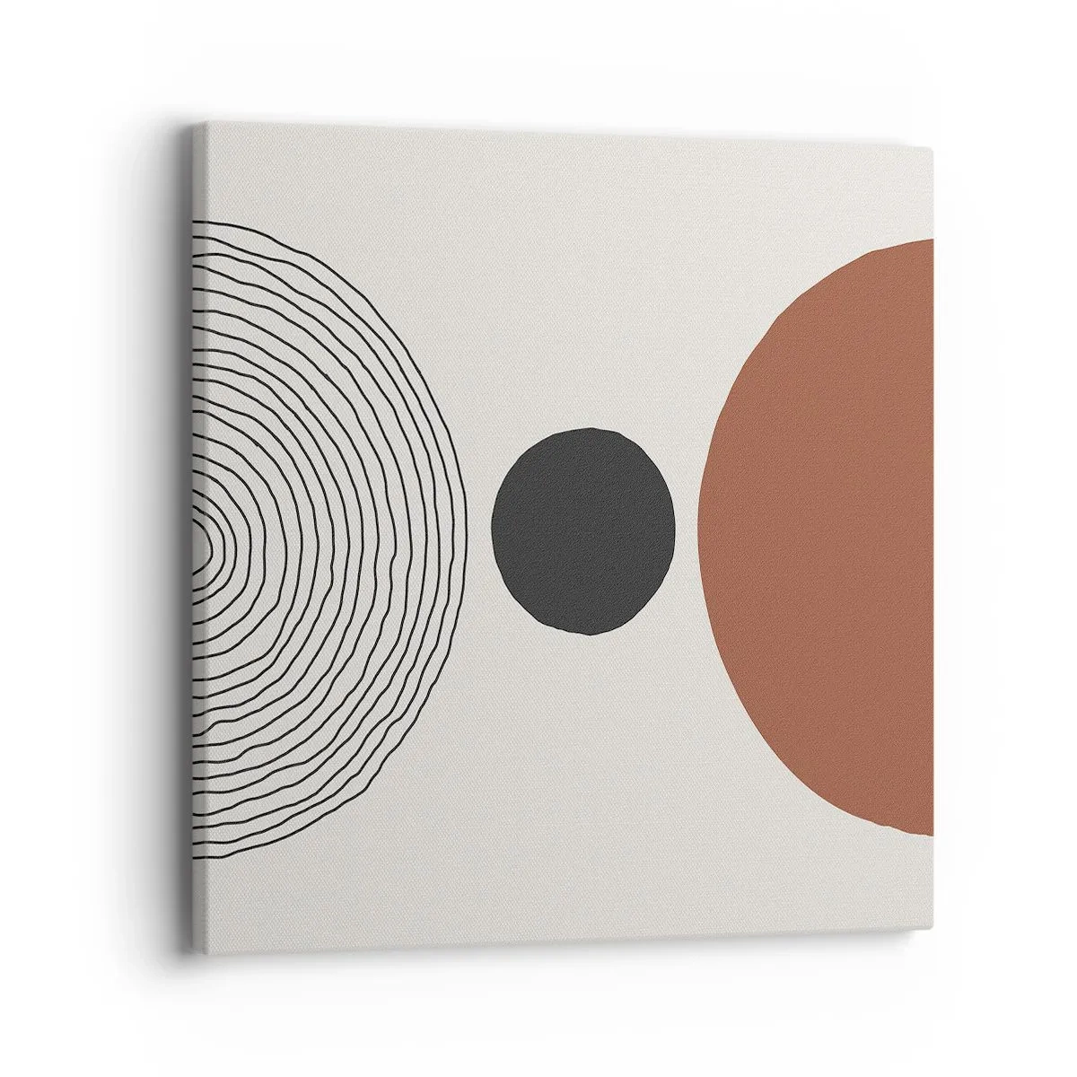 Bild auf Leinwand - Leinwandbild - Das Zentrum der Aufmerksamkeit - 40x40 cm