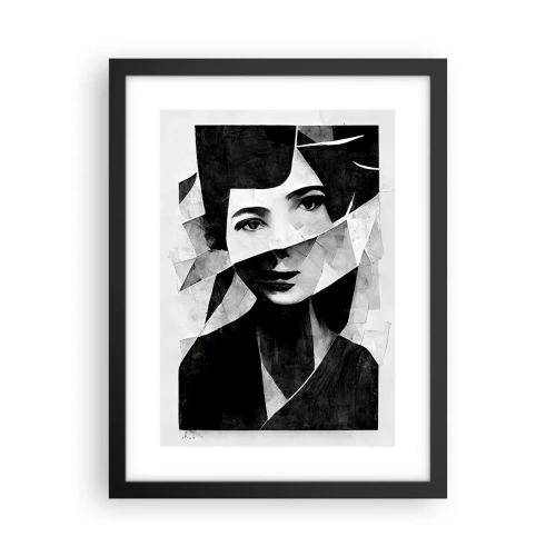 Poster in einem schwarzem Rahmen - So, wie du wirklich bist… - 30x40 cm