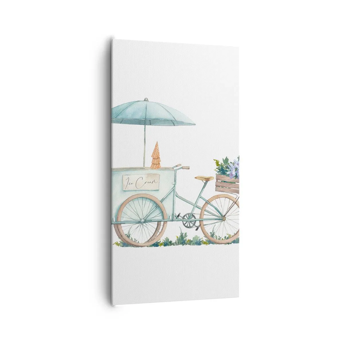 Bild auf Leinwand - Leinwandbild - Süße Erinnerung an den Sommer - 65x120 cm