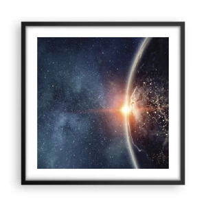 Poster in einem schwarzem Rahmen - In einer neuen Perspektive - 50x50 cm