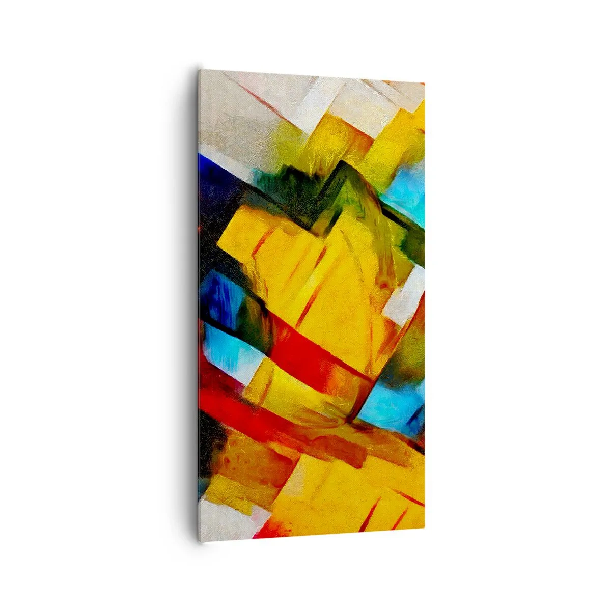 Bild auf Leinwand - Leinwandbild - Ein bunter Interleaver - 65x120 cm