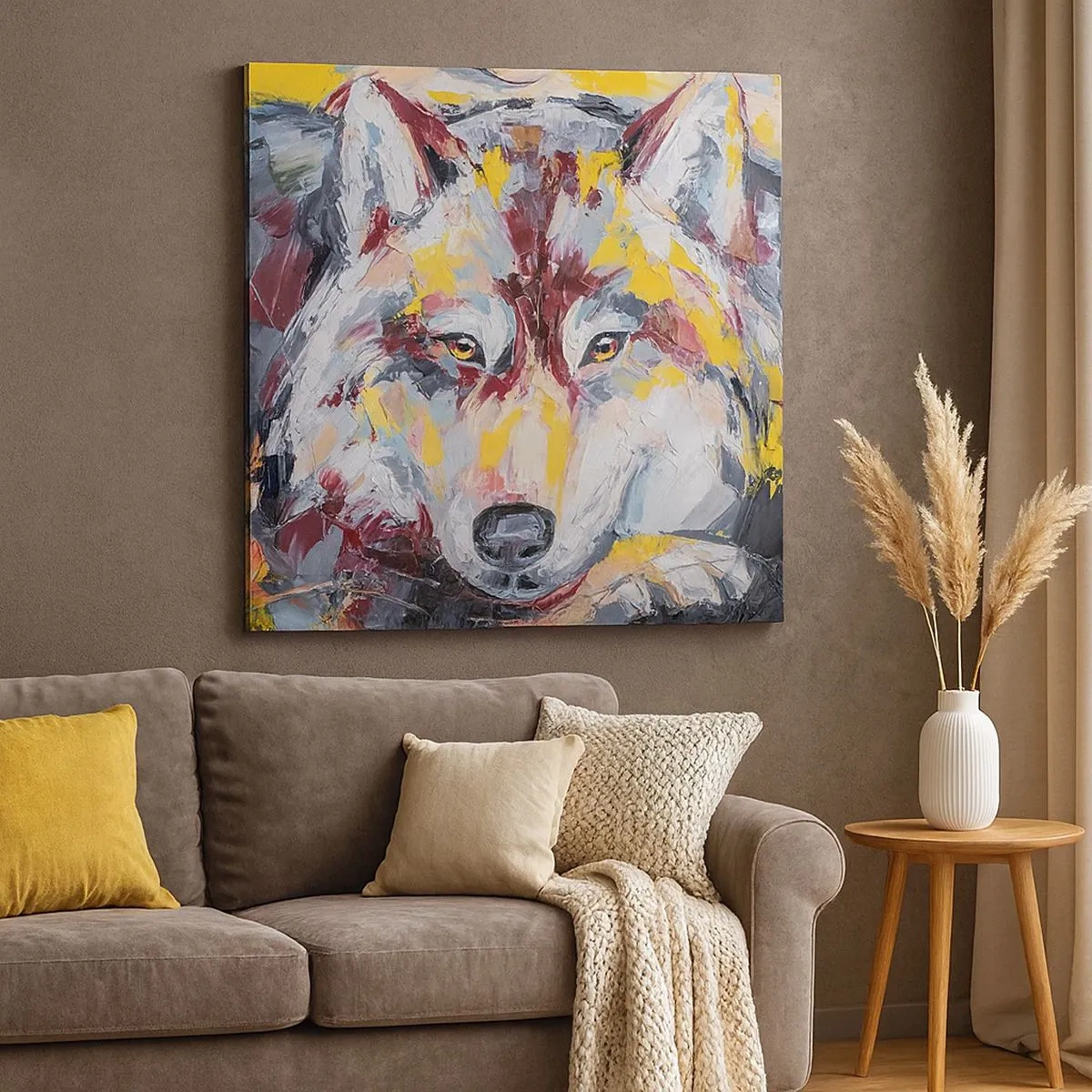 Bild auf Leinwand - Leinwandbild - Seelenfrieden unter den Lieben - 30x30 cm