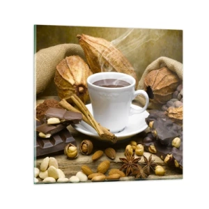 Glasbild - Bild auf glas - Für Nervenkitzel-Suchende - 50x50 cm