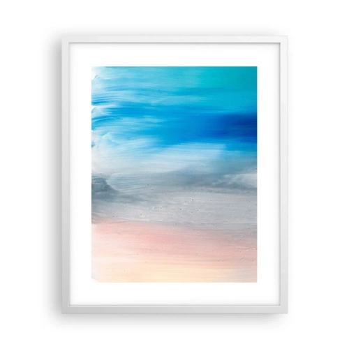Poster in einem weißen Rahmen - Elemente: Luft - 40x50 cm