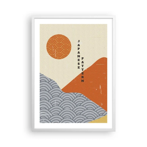Poster in einem weißen Rahmen - Im japanischen Geist - 50x70 cm