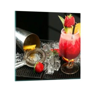 Glasbild - Bild auf glas - Zaubern Sie einen Geschmack - 30x30 cm