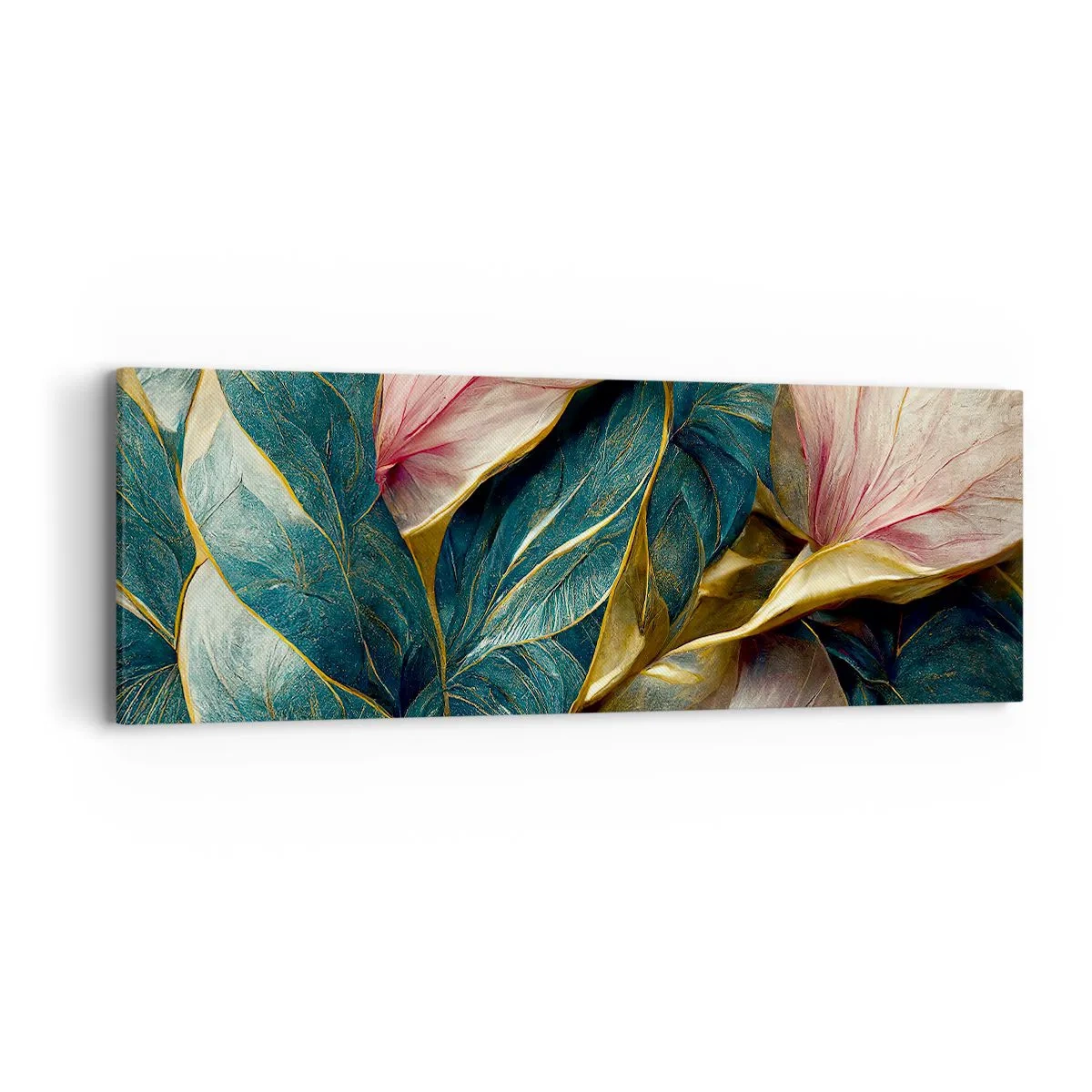 Bild auf Leinwand - Leinwandbild - Natürliche Eleganz und Stil - 90x30 cm