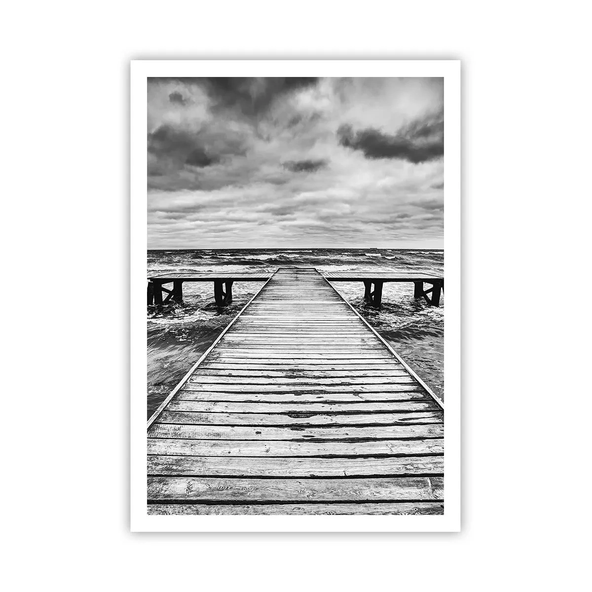 Poster - Ich warte darauf, dass der Wind wegjagt... - 70x100 cm