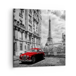 Bild auf Leinwand - Leinwandbild - Raubtier in der Stadt - 60x60 cm