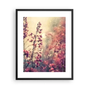 Poster in einem schwarzem Rahmen - Geheimnisvoller Garten - 40x50 cm