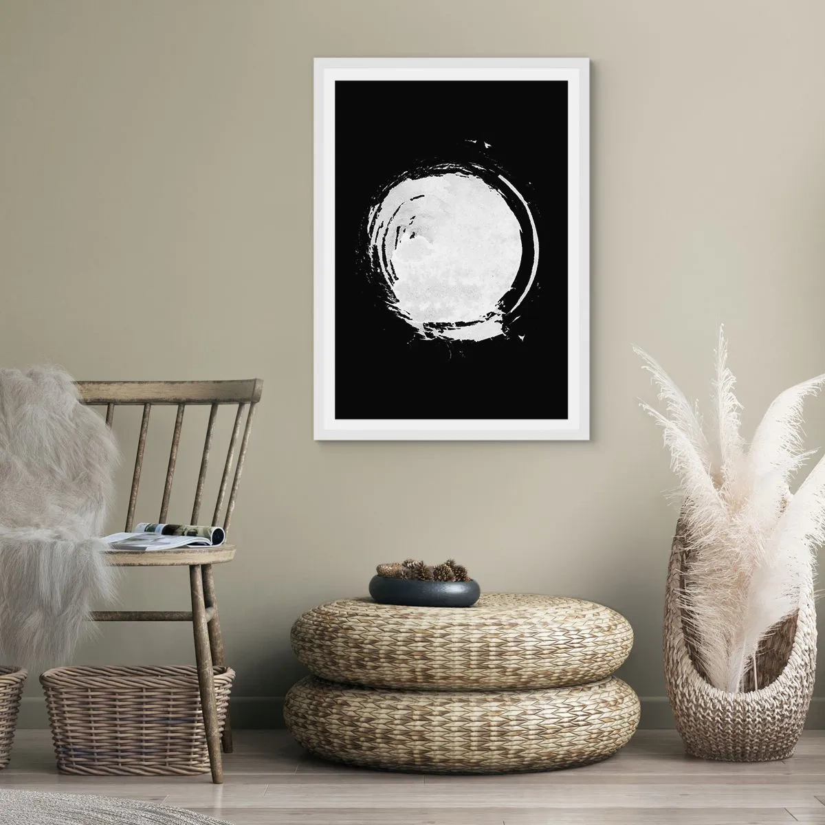 Poster in einem weißen Rahmen - Gute Möglichkeit - 50x70 cm