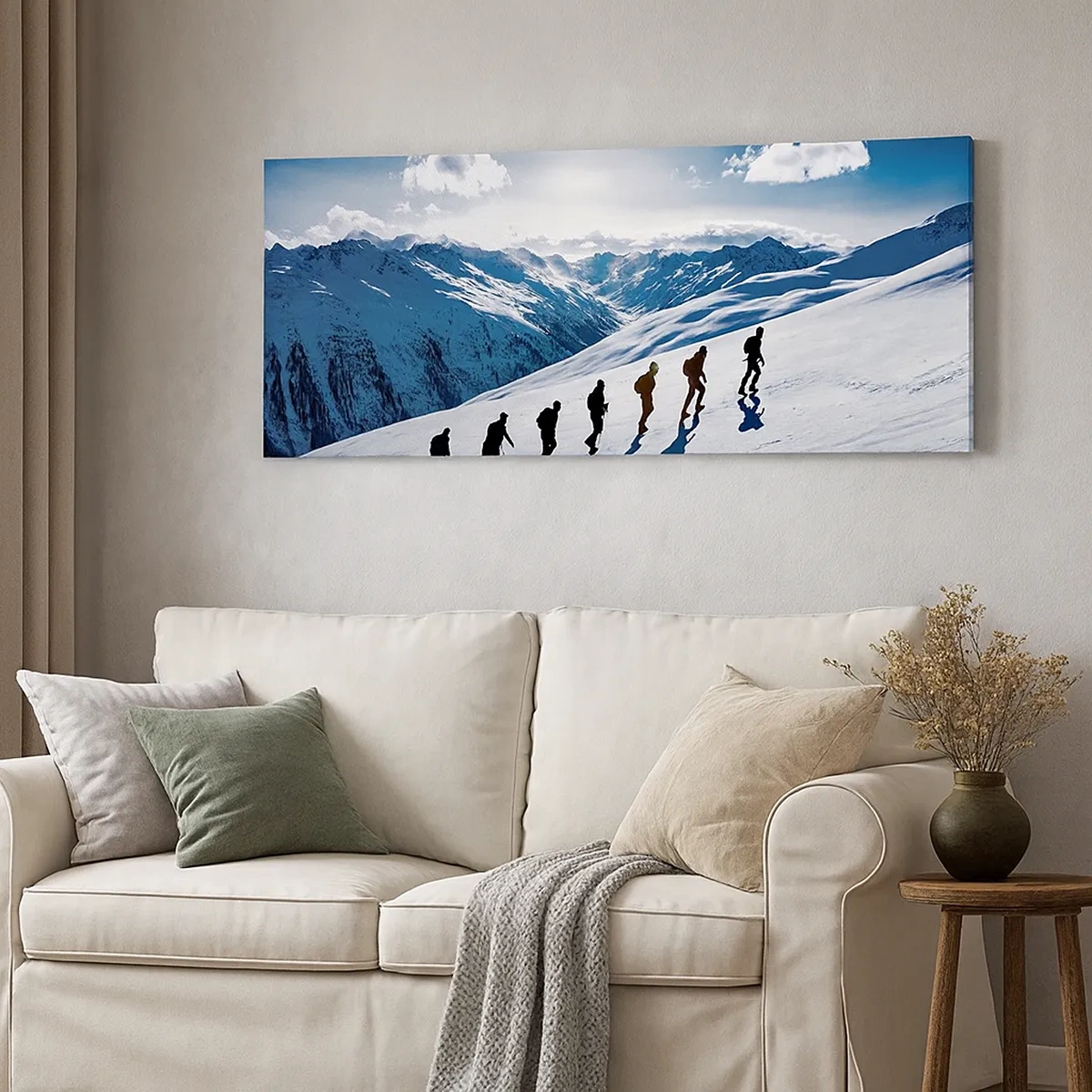 Bild auf Leinwand - Leinwandbild - Das Team der Eroberer - 30x30 cm