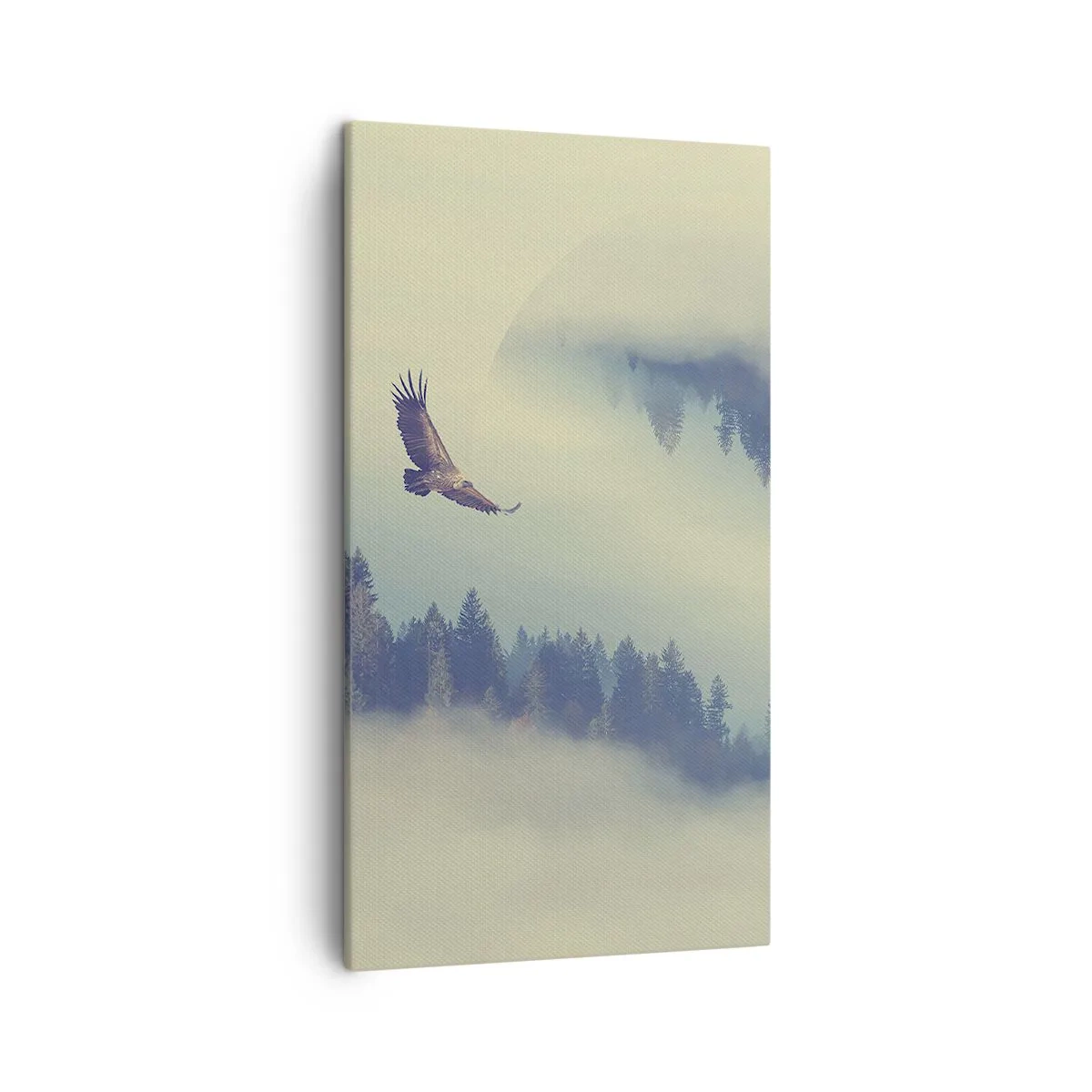 Bild auf Leinwand - Leinwandbild - Ich habe den Schatten eines Adlers gesehen - 45x80 cm